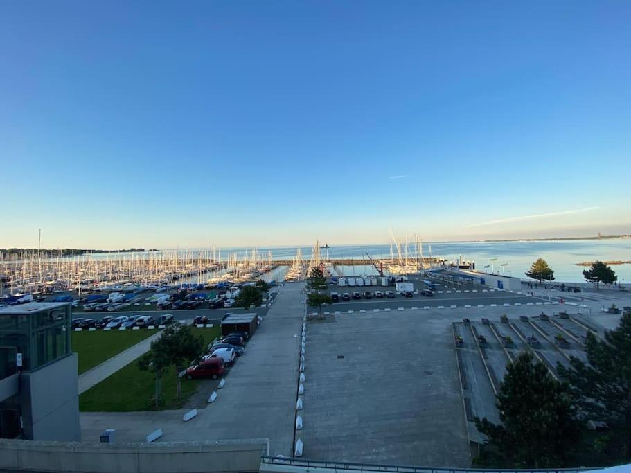 Panoramablick Und Den Strand Direkt Vor Der Tuer Apartman Kiel Kültér fotó