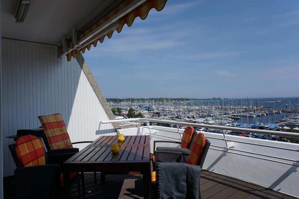 Panoramablick Und Den Strand Direkt Vor Der Tuer Apartman Kiel Kültér fotó