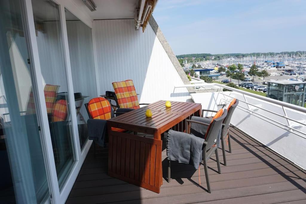 Panoramablick Und Den Strand Direkt Vor Der Tuer Apartman Kiel Kültér fotó