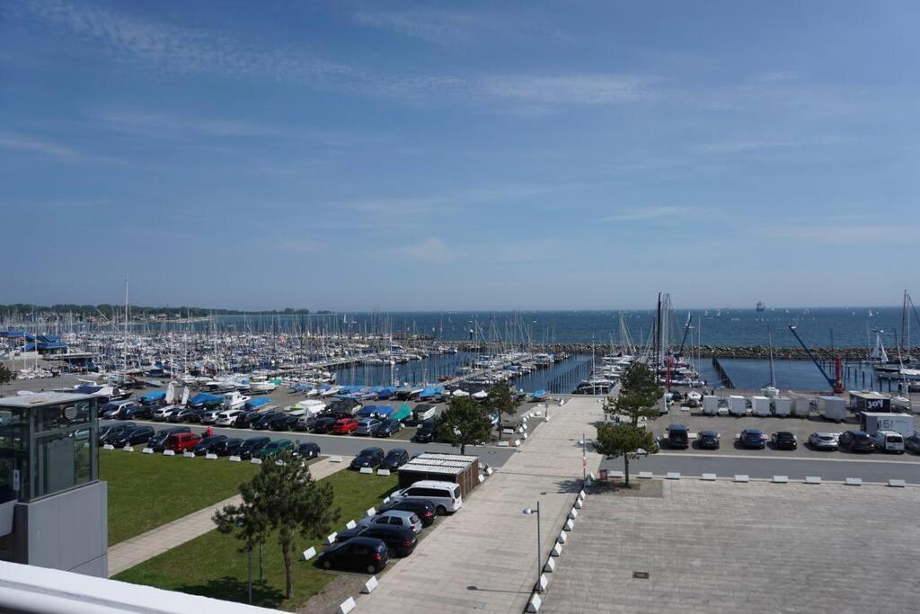 Panoramablick Und Den Strand Direkt Vor Der Tuer Apartman Kiel Kültér fotó